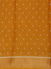 Yellow Pochampally Ikat Design Cotton Saree with Zari Border
