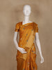 Yellow Pochampally Ikat Design Cotton Saree with Zari Border