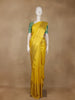 Yellow Stripes Zari Designed Silk Saree - Diadem