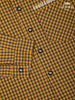 Yellow Checked Full Sleeve Cotton Shirt - Diadem