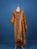 Yellow Cotton Floral Printed Salwar Suit - Diadem