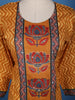 Yellow Cotton Floral Printed Salwar Suit - Diadem