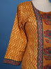 Yellow Cotton Floral Printed Salwar Suit - Diadem