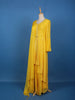 Yellow Embroidered Layered Georgette Salwar Suit - Diadem