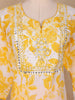 Yellow Floral Designed Cotton Salwar Suit - Diadem