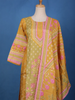 Yellow Floral Design Printed Cotton Salwar Suit - Diadem