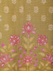 Yellow Floral Design Printed Cotton Salwar Suit - Diadem