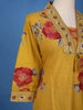 Yellow Floral Design Printed Cotton Salwar Suit - Diadem