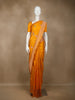 Yellow Floral Designed Banarasi Silk Saree - Diadem
