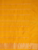Yellow Floral Designed Banarasi Silk Saree - Diadem