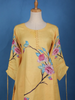 Yellow Floral Designed Cotton Salwar Suit - Diadem