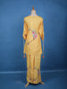 Yellow Floral Designed Cotton Salwar Suit - Diadem