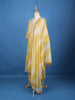 Yellow Floral Designed Cotton Salwar Suit - Diadem
