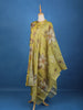 Yellow Floral Designed Cotton Salwar Suit - Diadem