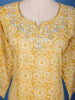 Yellow Floral Design Printed Cotton Salwar Suit - Diadem