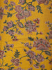 Yellow Floral Designed Raw Silk Salwar Suit - Diadem