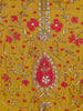 Yellow Floral Designed Semi Silk Salwar Suit - Diadem