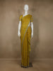 Yellow Floral Embroidered Organza Designer Saree - Diadem