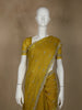 Yellow Floral Embroidered Organza Designer Saree - Diadem