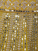Yellow Floral Embroidered Semi Silk Lehenga for Brides - Diadem
