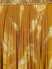Yellow Floral Embroidery Crepe Gown - Diadem