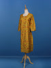 Yellow Floral Printed Cotton Kurti - Diadem
