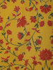 Yellow Floral Printed Cotton Kurti - Diadem