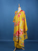 Yellow Floral Printed Cotton Salwar Suit - Diadem