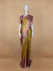 Yellow Floral Woven Pure Kanchipuram Silk Saree - Diadem