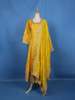 Yellow Mirror Embroidery Printed Georgette Salwar Suit - Diadem