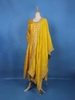 Yellow Mirror Embroidery Printed Georgette Salwar Suit - Diadem