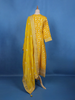 Yellow Mirror Embroidery Printed Georgette Salwar Suit - Diadem