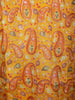 Yellow Paisley And Sequins Embroidery Semi silk Kurta Set With Pant - Diadem