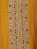Yellow Sequins Embllishment Printed Semi Silk Salwar Suit - Diadem