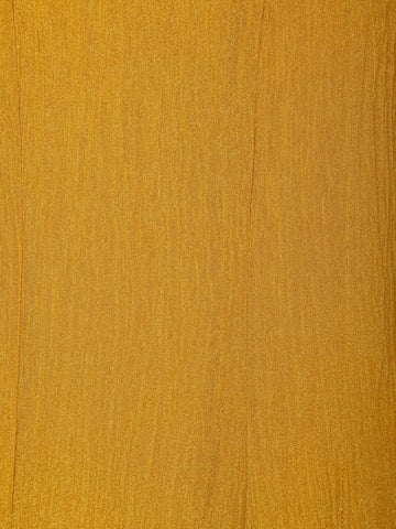 Yellow Solid Zardosi Worked Semi Silk Salwar Suit - Diadem