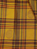 Yellow with Multicolor Checks Woven Pure Kanchipuram Silk Saree - Diadem