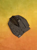 Black Kids Coat Suit Adorned with Glitters and Stripes Design with Tie - Diadem