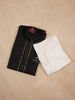 Black Kurta Set With Floral Embroidery With Pant - Diadem