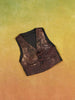 Brown Coat Suit with Glitter Designs and Attached With Bow - Diadem