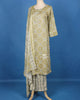 Light Green Floral Print Design Salwar Suit - Diadem