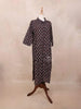 Wine Kurti Top Adorned with Floral Prints Design - Diadem