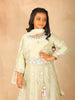 Pastel Green Floral Designed Lehenga - Diadem