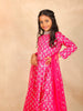 Queen Pink Floral Printed Lehenga - Diadem