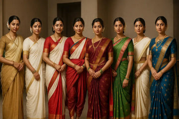 The Timeless Art of Saree Draping: A Visual Journey Through India’s Iconic Styles - Diadem