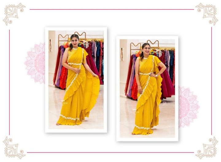 How to Wear Readymade Sarees? Pre-Stiched Ready to Wear Sarees - Diadem