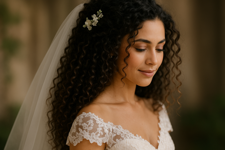 6 Gorgeous Curly Hair Wedding Hairstyles For The Brides To Be