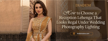 reception lehenga