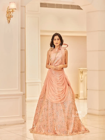 Looking for the Perfect Reception Outfit? Say Yes to the Indian Reception Gown | Diadem Looking for the Perfect Reception Outfit? Say Yes to the Indian Reception Gown | Diadem