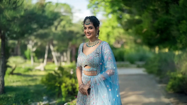 Why Embroidered Lehengas Are a Must-Have This Wedding Season - Diadem