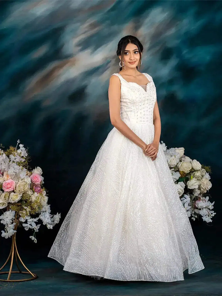 Bridal White Gowns: The Modern Indian Bride's Elegant Statement | Diadem Bridal White Gowns: The Modern Indian Bride's Elegant Statement | Diadem